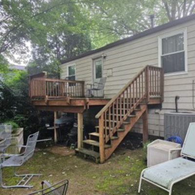 Before: Deck Build Repair Photo