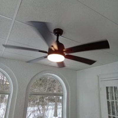 After: Drop Ceiling Refresh Photo