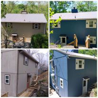 Siding Before and After Photo