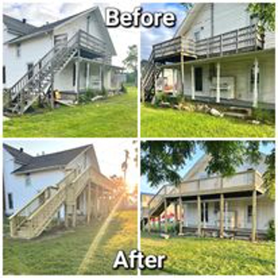 Home Exterior Before and After Photo