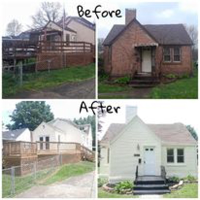Exterior Before and After Photo