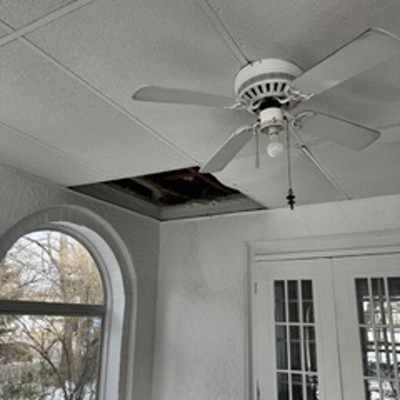 Before: Drop Ceiling Refresh Photo