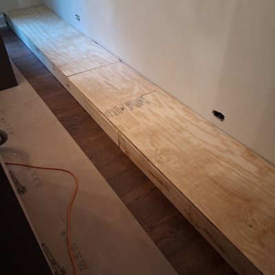 Completed custom cabinet base Photo
