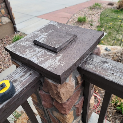 Railing Before Photo