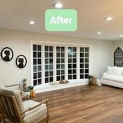 Living Room After Photo