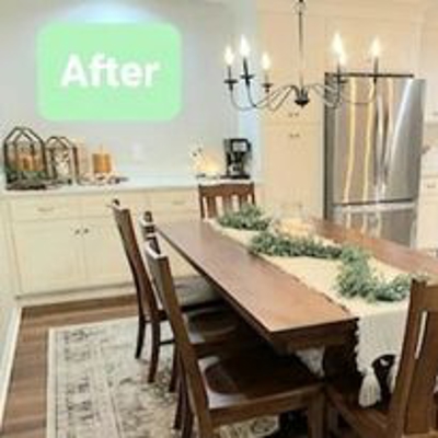 Dining Room After Photo