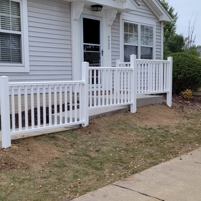 Professional Front Entrance Railing Installation in Medina Photo