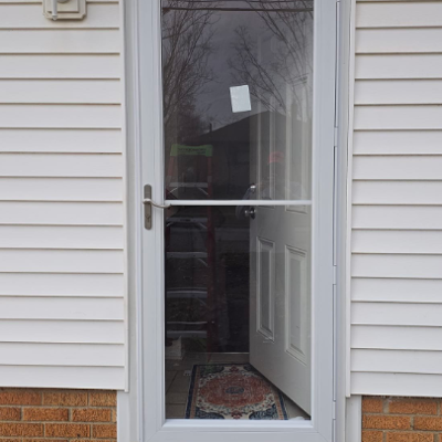 Storm Door Installation & Exterior Trim Repair in Northeast Ohio Photo