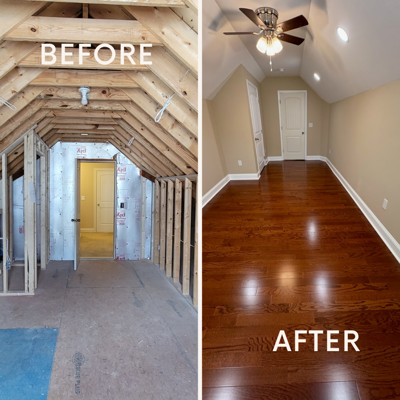 Attic finishing Photo