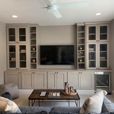Entertainment Center Cabinetry Photo