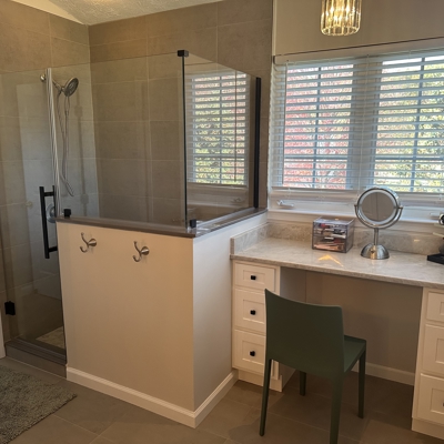 Bathroom Remodel - Vanity and Shower Photo