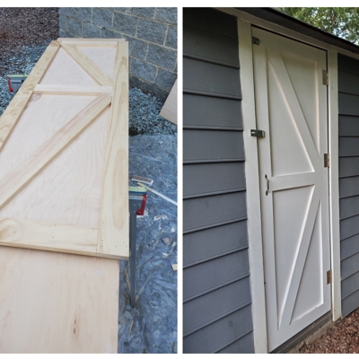 Door installation Photo