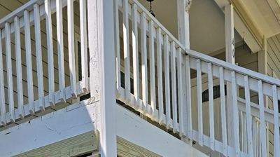 Deck Skirting: Project Process Photo