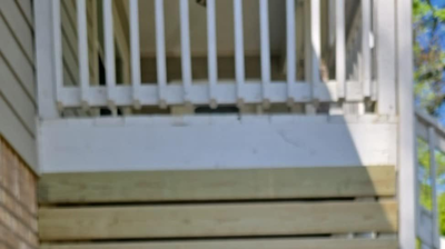 Deck Skirting: Project Process Photo