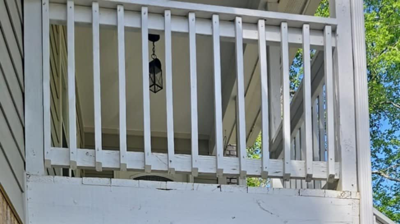 Deck Skirting: Project Process Photo