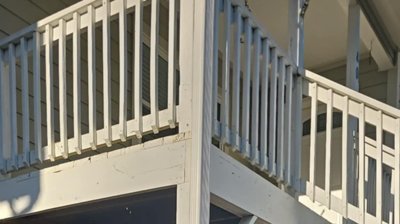 Deck Skirting: Project Process Photo