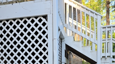 Original Skirting of Deck Photo