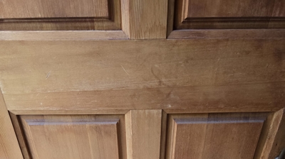 Before: Sun-faded wood and weather damage — time for a fresh start Photo