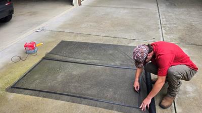 Preparing Screen Installation in Kennesaw, GA Photo