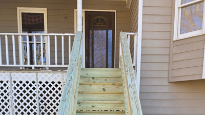 Carpentry: External Stairs Project in Marietta, GA