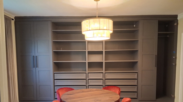 IKEA Cabinets to Custom Built-Ins | Evanston Dining Room