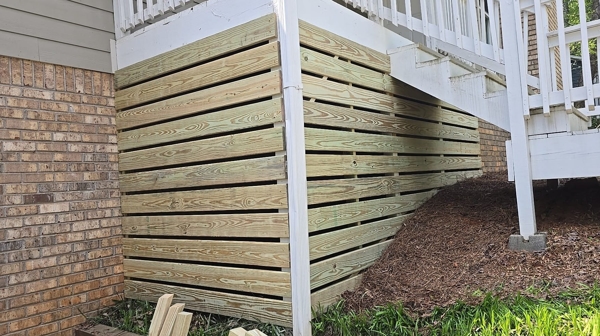Carpentry: Deck Skirting in Kennesaw, GA