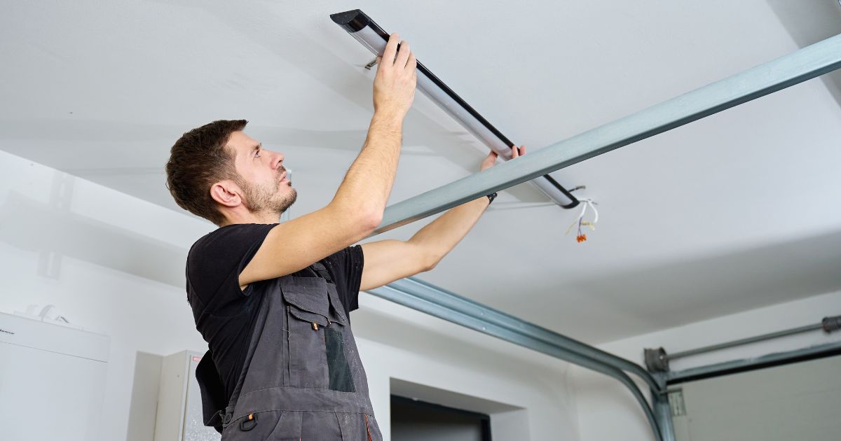 light fixture installation in garage
